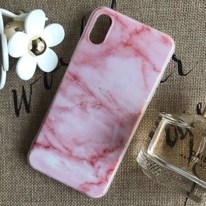 Accessories - New Pink Marble iPhone X / XS Silicone Cute Case Accessories - New Pink Marble iPhone X / XS Silicone Cute Case